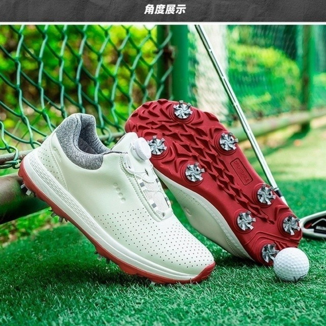 Golf Wind 男士高爾夫球鞋 旋轉扣 防滑耐磨