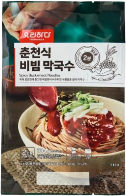 요리하다 춘천식 비빔 막국수 2인, 1개, 384g
