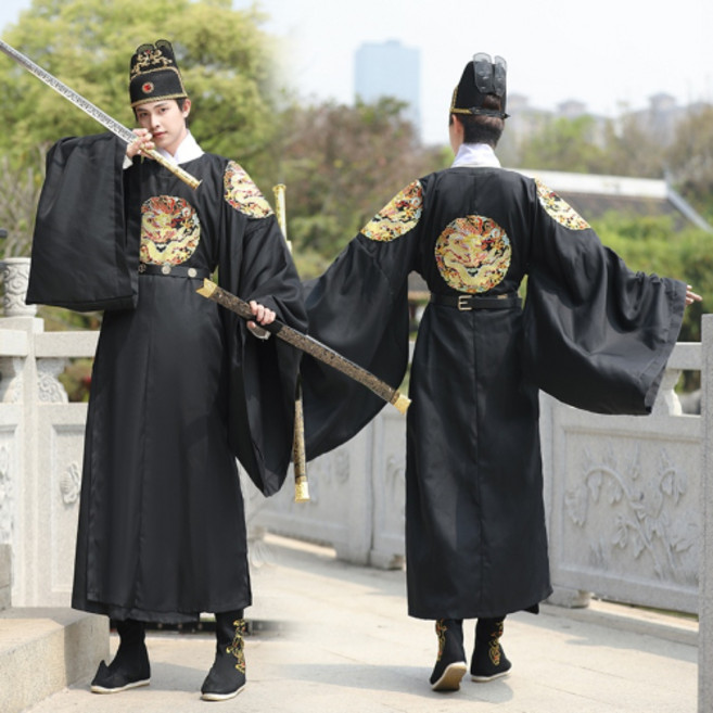 남자 한복 코스프레 졸업사진 곤룡포 임금옷 황제