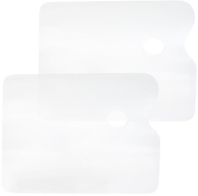 다한진 아크릴팔레트 사각형(대)298mm400mm2mm, 투명, 2개