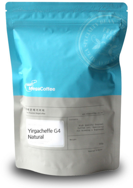 갓볶은메가커피 에티오피아 예가체프 G4 내추럴 500g, 1개, 홀빈(분쇄안함)