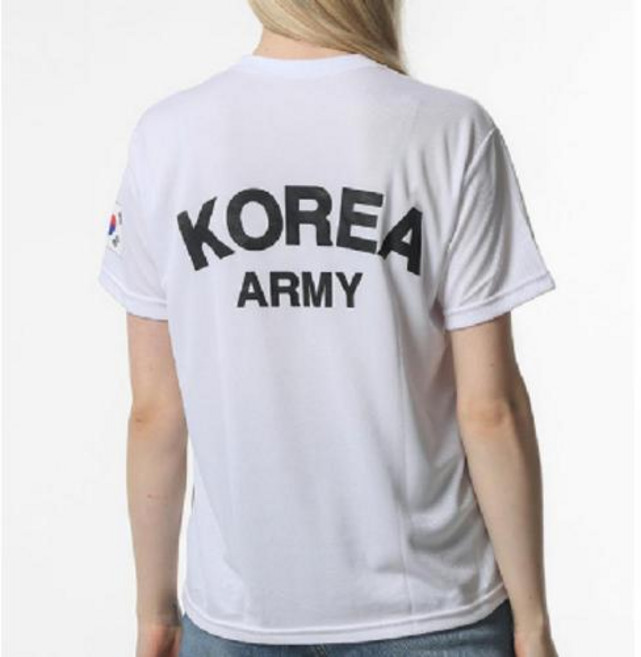 ROKA 로카티 반팔 티셔츠 메쉬 기능성 냉감 KOREA ARMY 육군 아이스 쿨링 활동복 상의