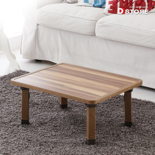 디스토어 국내산 튼튼 접이식 테이블 밥상, 몰딩-3호 (600*480) -대청마루