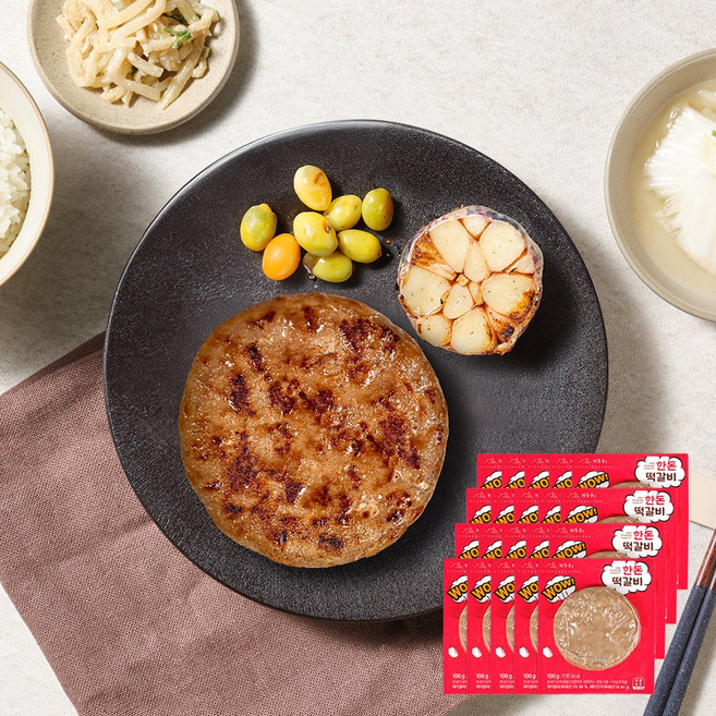 [경복궁] 한돈 떡갈비 100gx20팩(소비기한26.09.15), 100g, 20개