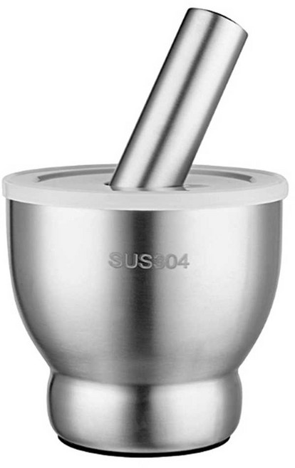 스텐 미니 깨절구 주방 마늘 조리도구 알약 다지기, 1. 일자형 S 10cm