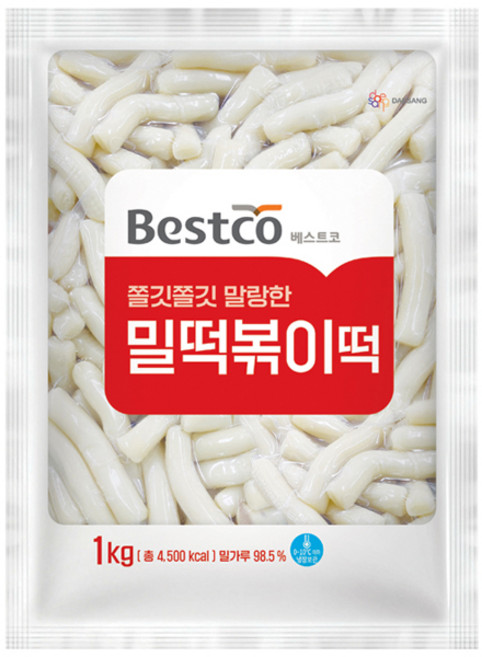 베스트코 밀떡볶이떡 2kg, 1개, 1kg