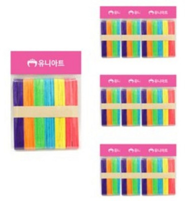 유니아트 하드바 소 50p, 혼합색상, 10개입