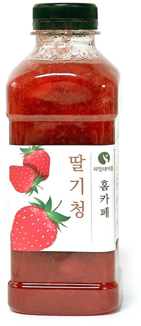 딸기폭탄 수제 딸기청 홈카페 허밍테이블 (국내산), 530g, 1개, 1개입
