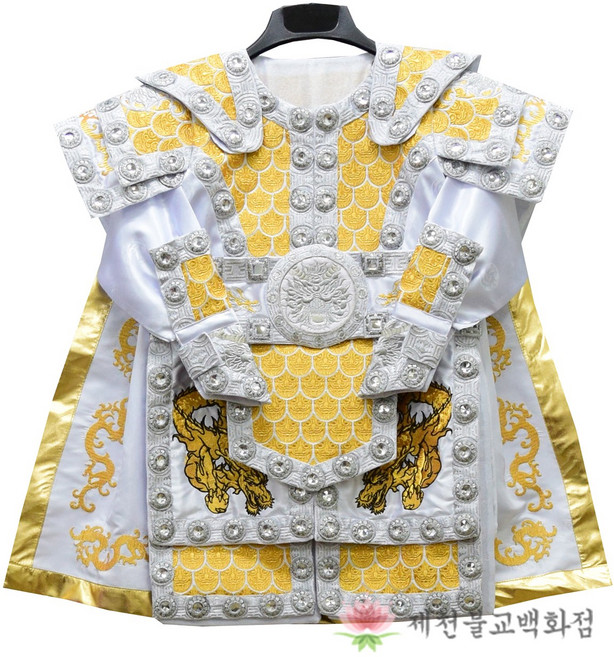 [F]화조단(신용)동자장군복 색상 5가지 - 백색(동녀복 동자복), 단품, 1개