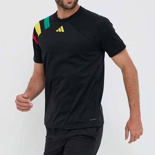 아디다스 남성 반팔티 라운드 티셔츠 트레이닝 숏슬리브 반팔저지 런닝 헬스장 축구 배구 야구 스포츠 운동복 상의 검정