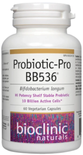 Bioclinic 비피도박테리움 유산균 BB536 100억CFU 60캡슐, 1개 - 쿠팡