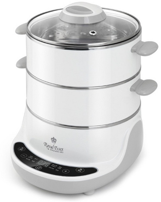 로얄 에식스 스팀쿠커 계란 전기찜기 REX-ST600W, ST-KS01
