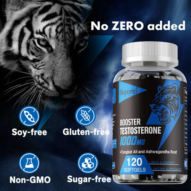 남성용 통캇알리 프리미엄 강력한 테스토스테론 보충제 통캇알리 파우더는 남성 성능을 강화하는 피트니스 보충제입니다. 근육을 키우는 데 도움이 되는 테스토스테론 수치를 지원합니다., 3개, 120정