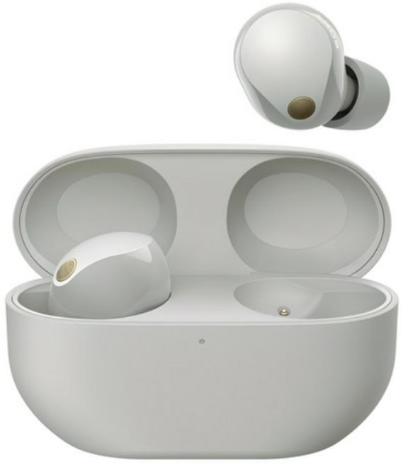 소니 노이즈캔슬링 블루투스 이어폰, WF-1000XM5, 플래티넘실버색상