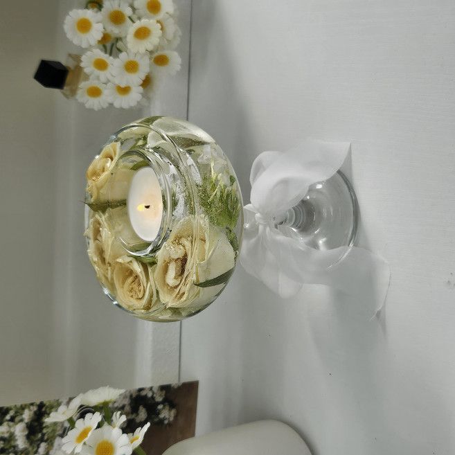 부케 캔들홀더 만들기 셀프캔들홀더 키트 드라이플라워 소이캔들 부케말리기 선물 DIY, DIY 세트, 샴페인 홀더