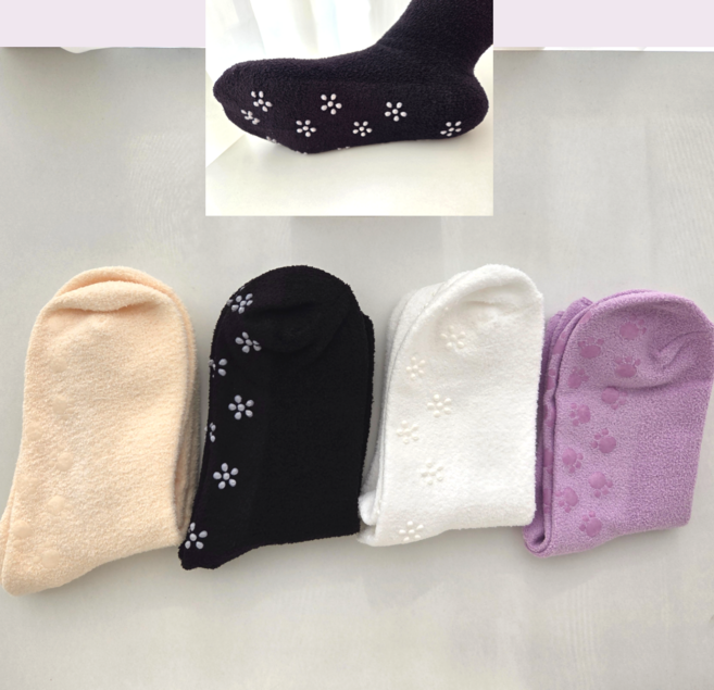 웜피트 여성 수면양말 미끄럼방지 국산 중목 무압박 요양원 어르신 임산부 선물