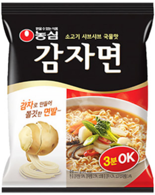 농심 감자면 117g, 22개