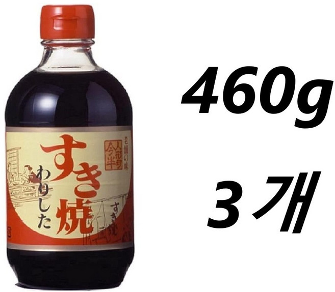 닌교쵸 이마한 스끼야끼소스 일본 타래 업소용 460g, 3개