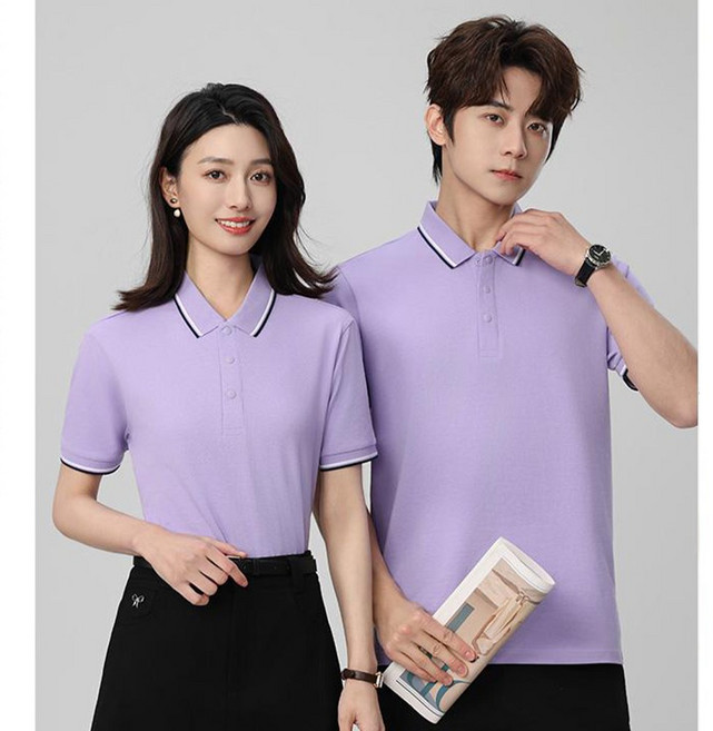 [XUMAO]남성 봄여름 패션 무지 트렌디 비즈니스 심플 캐주얼 폴로셔츠 반팔 깃티