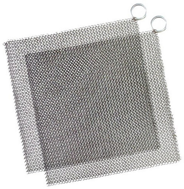 루미하임 316L 반영구 스텐 철 수세미 주방 수세미, 1세트, 2개