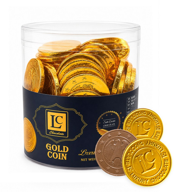 엘씨 골드 코인 초콜릿 100여개입 500g, 1개