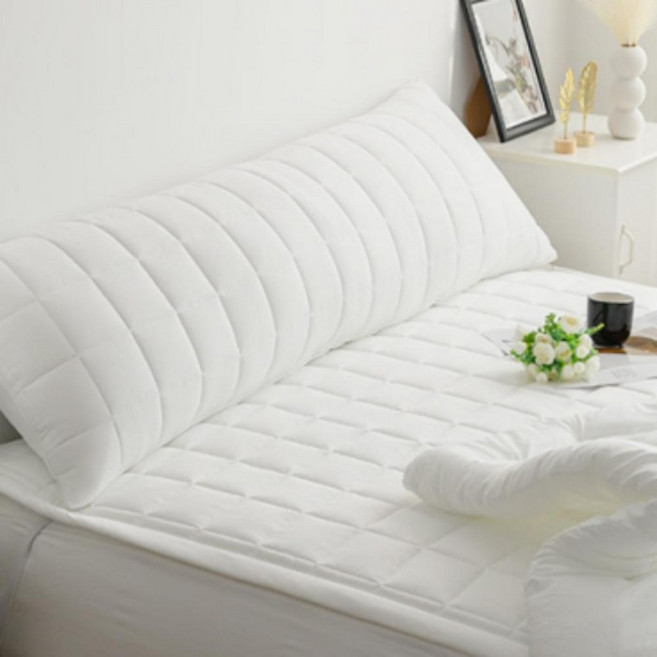 부드러운 소프트 워싱 누빔 푸딩 헤드 쿠션 커버 베개