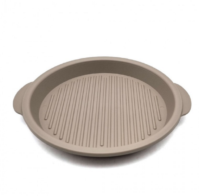 [국산]전자렌지용기 받침대 트레이 플레이트 접시, 그레이, 1개