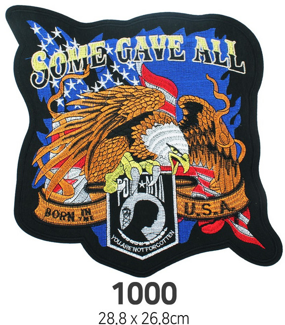 와펜 DIY 자수 패치 와펜모음 열부착식와펜, 1개, 와펜 패치 1000번