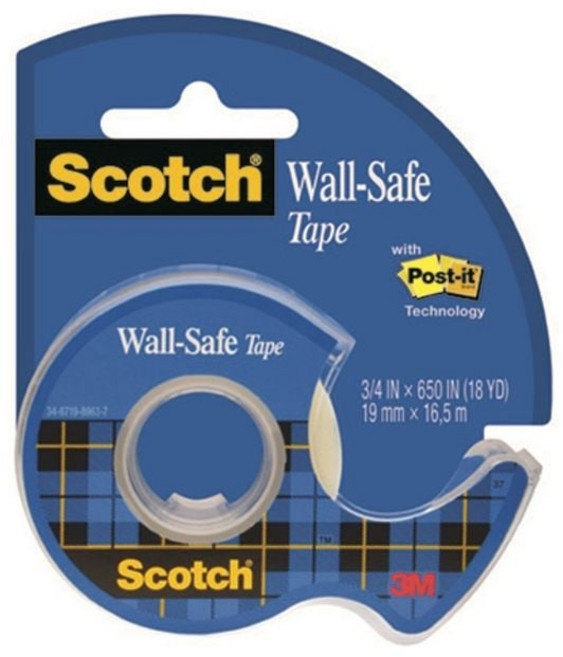 스카치 벽면 부착용 테이프 183 19mmx16.5m 3M, 1개