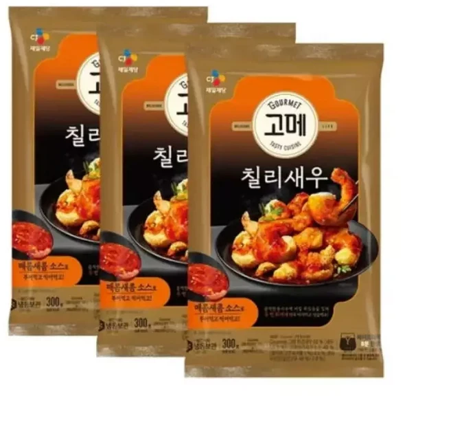 제일제당 고메 칠리새우 300gX3개, 1개, 300g