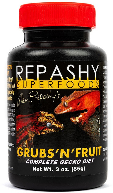 레파시 그럽앤후르츠 크레스티드게코 슈퍼푸드, 1개, 85g