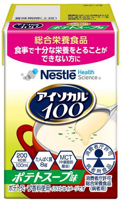 Nestle HealthScience 雀巢健康科學 Isocal 100 綜合營養食品 馬鈴薯濃湯口味, 1個, 100ml
