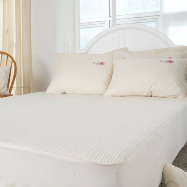 희 40수 트윌 광목 줄누비 매트커버(SS/Q)