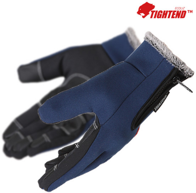 주온 타이트엔드 방한장갑, 네이비, 1개