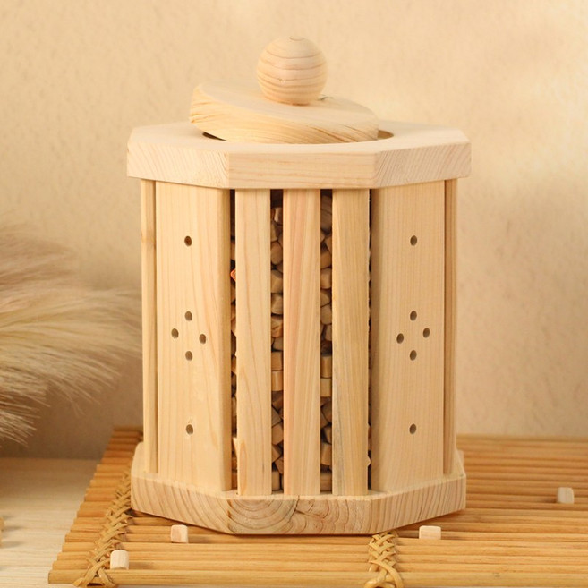 제이준 편백나무 팔각 가습기 대, 1개