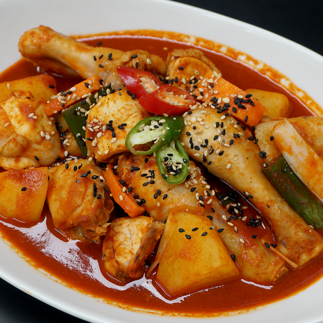 [가마치] 매콤달콤 고기듬뿍 닭볶음탕 600g 초신선 100% 국내산닭, 8개