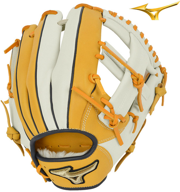 미즈노 내야글러브 글로벌 엘리트 내야수 24513 옐로우 실버, 1개