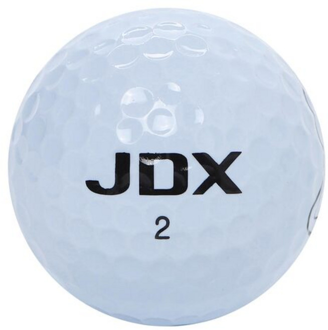 공용 커머스로고 2PC 골프공 WH, 8개, 화이트, 8개입