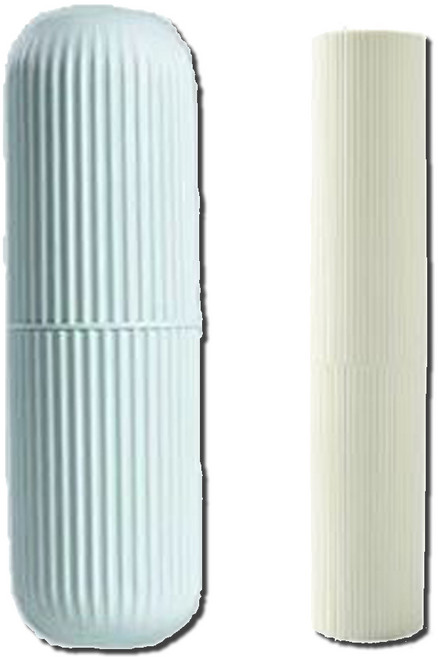 모아픽스 여행용 휴대용 칫솔 케이스 대 + 소, 1개, 민트(대)+그린(소)