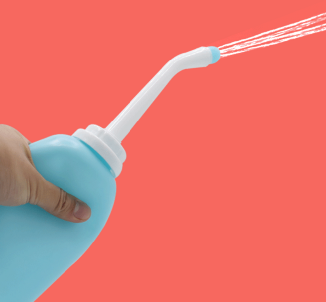 솔레르 대용량 휴대용비데, 단순배송상품, 블루