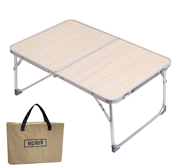 스피엘 접이식 미니 테이블 + 전용가방, 우드