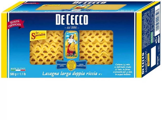 데체코 라자냐, 500g, 4개