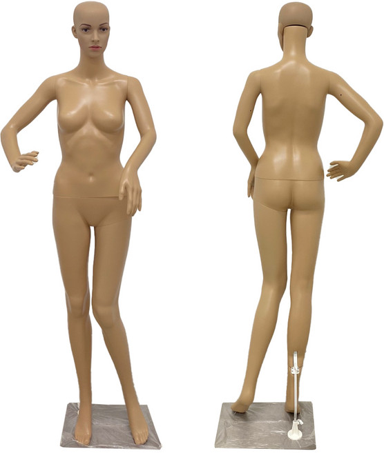 마네핏 남성 여성 전신 마네킹 옷가게 디스플레이, 여자전신, 1개