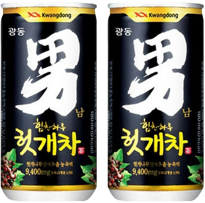 광동 힘찬하루 헛개차, 180ml, 30개