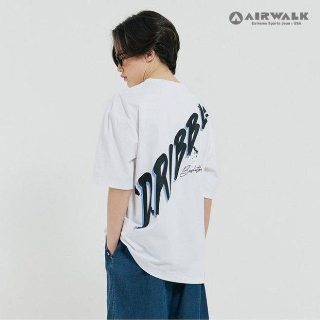 에어워크 주니어 주니어 드리블 그래픽 반팔 티셔츠