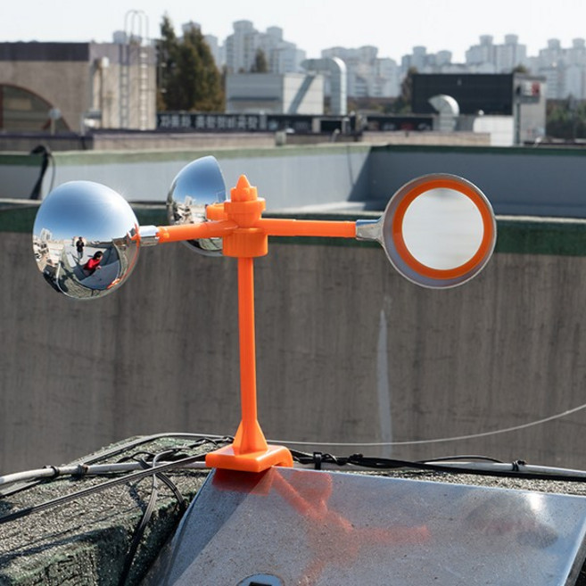 조류 퇴치기/360도회전 바람개비타입 과수원 논밭 공사현장 비둘기 참새 까치 까마귀 새쫓는기구