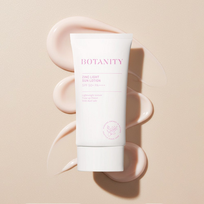 보타니티 징크 라이트 톤업 선크림 SPF50+ PA++++ 50ml 1개