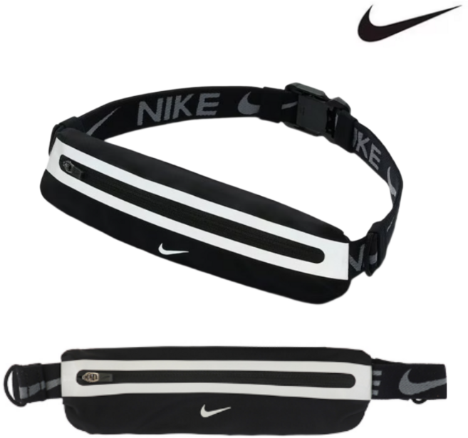 나이키 이시영 러닝힙색 벨트 초경량 블랙 R1, 1개