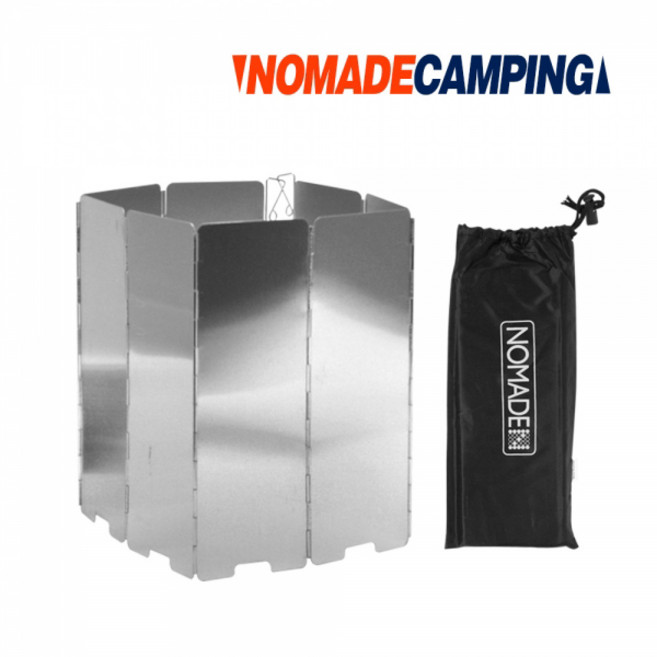 8단 버너 바람막이 접이식 백패킹 가스버너 그리들 캠핑용 미니 스토브 강염버너, 1개