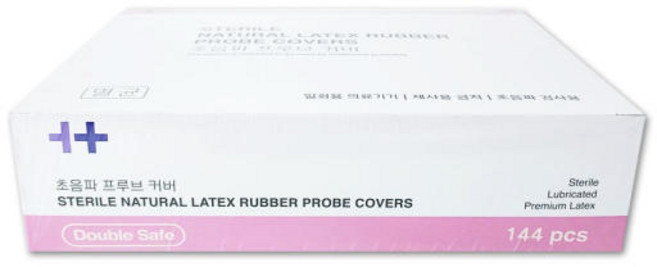 초음파 멸균 프루브커버 둥근형 젤리 더블세이프 가주 산부인과 의료용, 1개
